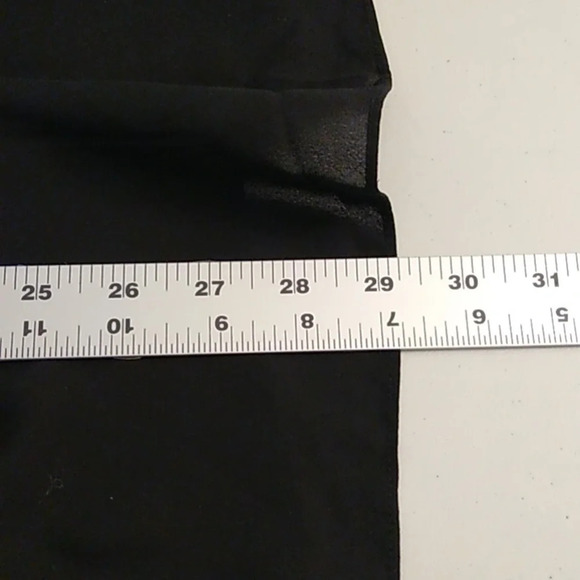 CITY CHIC OFF SHOULDER, BLOUSE, PLEATED RUFFLE SHEER BLACK - Picture 5 of 8